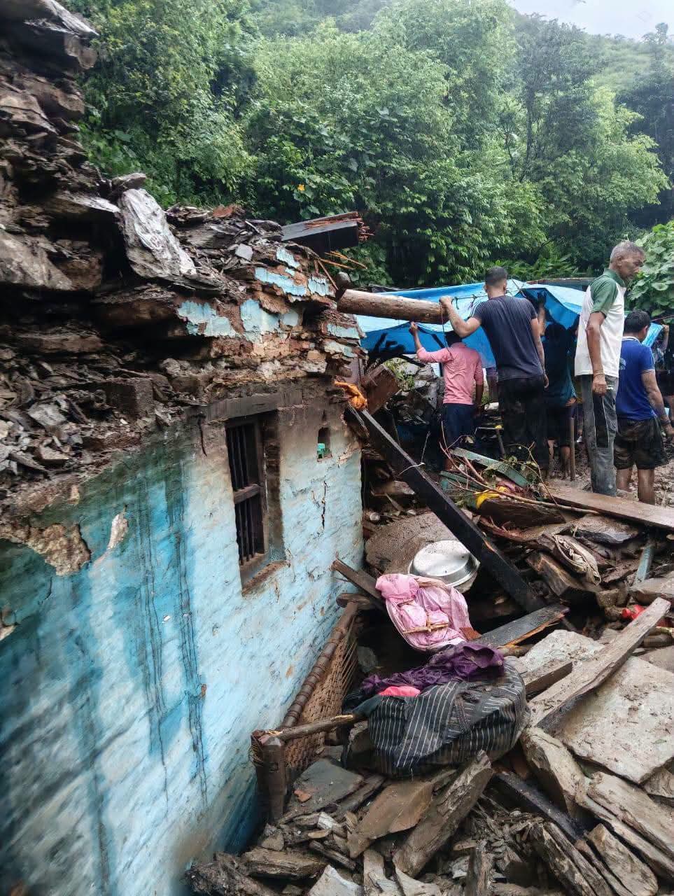house collapse